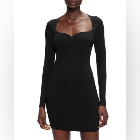 TED BAKER Mmeggi Sweetheart Neckline Bodycon Dress - Picture 4 of 5